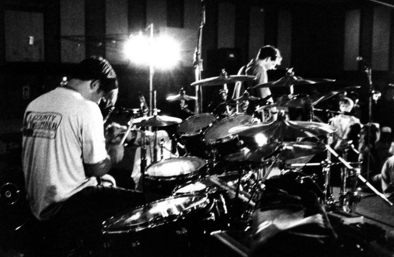 Recording drums in the studio